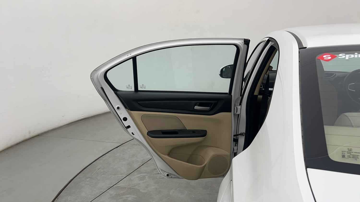 Used 2023 Honda Amaze VX 1.2 Petrol MT Petrol Manual interior LEFT REAR DOOR OPEN VIEW