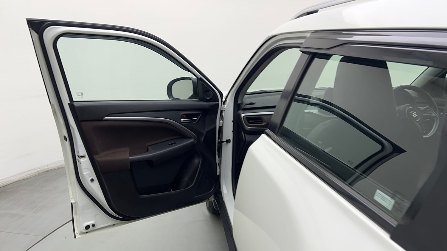 Used 2023 Maruti Suzuki Brezza ZXi Plus AT Petrol Automatic interior LEFT FRONT DOOR OPEN VIEW