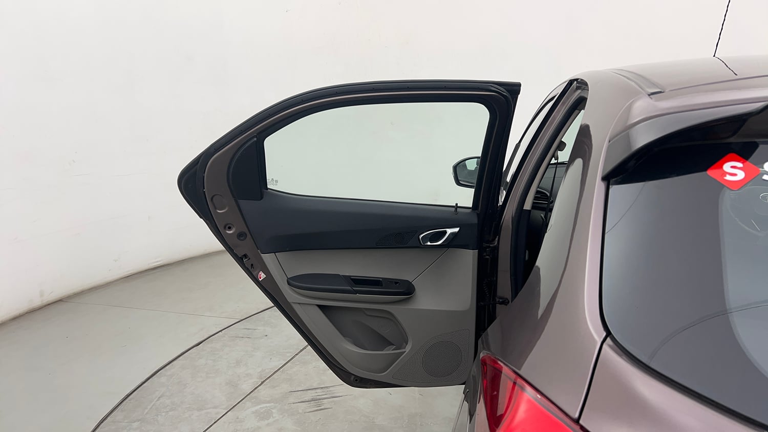 Used 2019 Tata Tiago Revotron XZ Petrol Manual interior LEFT REAR DOOR OPEN VIEW