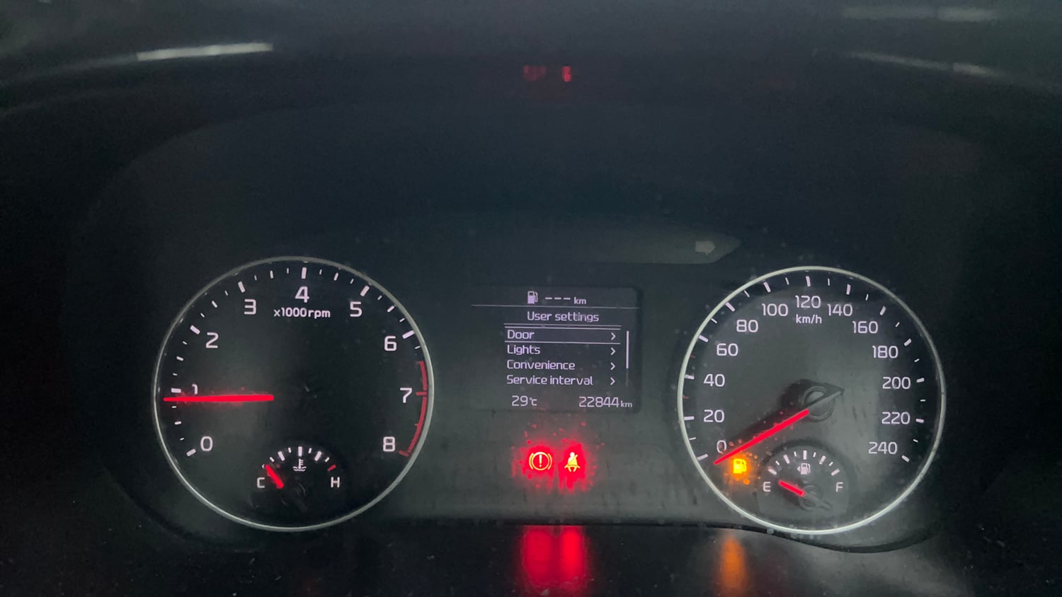 Used 2020 Kia Seltos HTK Plus 1.5 Petrol Manual interior CLUSTERMETER VIEW