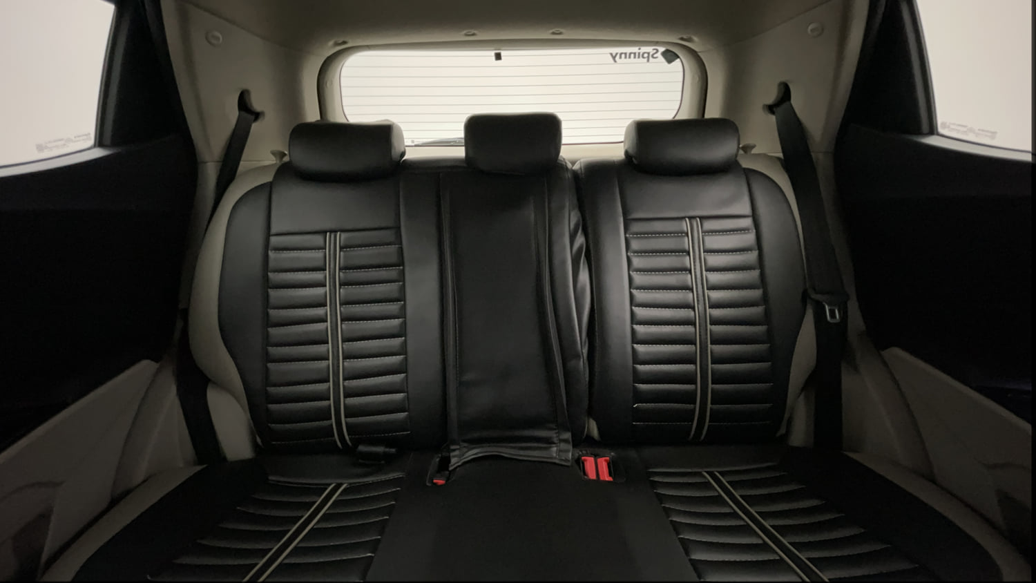 Used 2023 Mahindra XUV 300 W8 (O) 1.5 Diesel AMT Diesel Automatic interior REAR SEAT CONDITION VIEW
