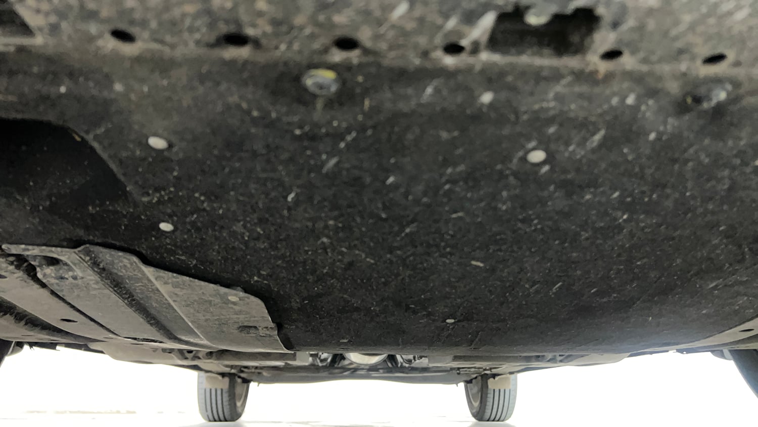 Used 2025 Maruti Suzuki Baleno Alpha AGS Petrol Automatic extra FRONT LEFT UNDERBODY VIEW