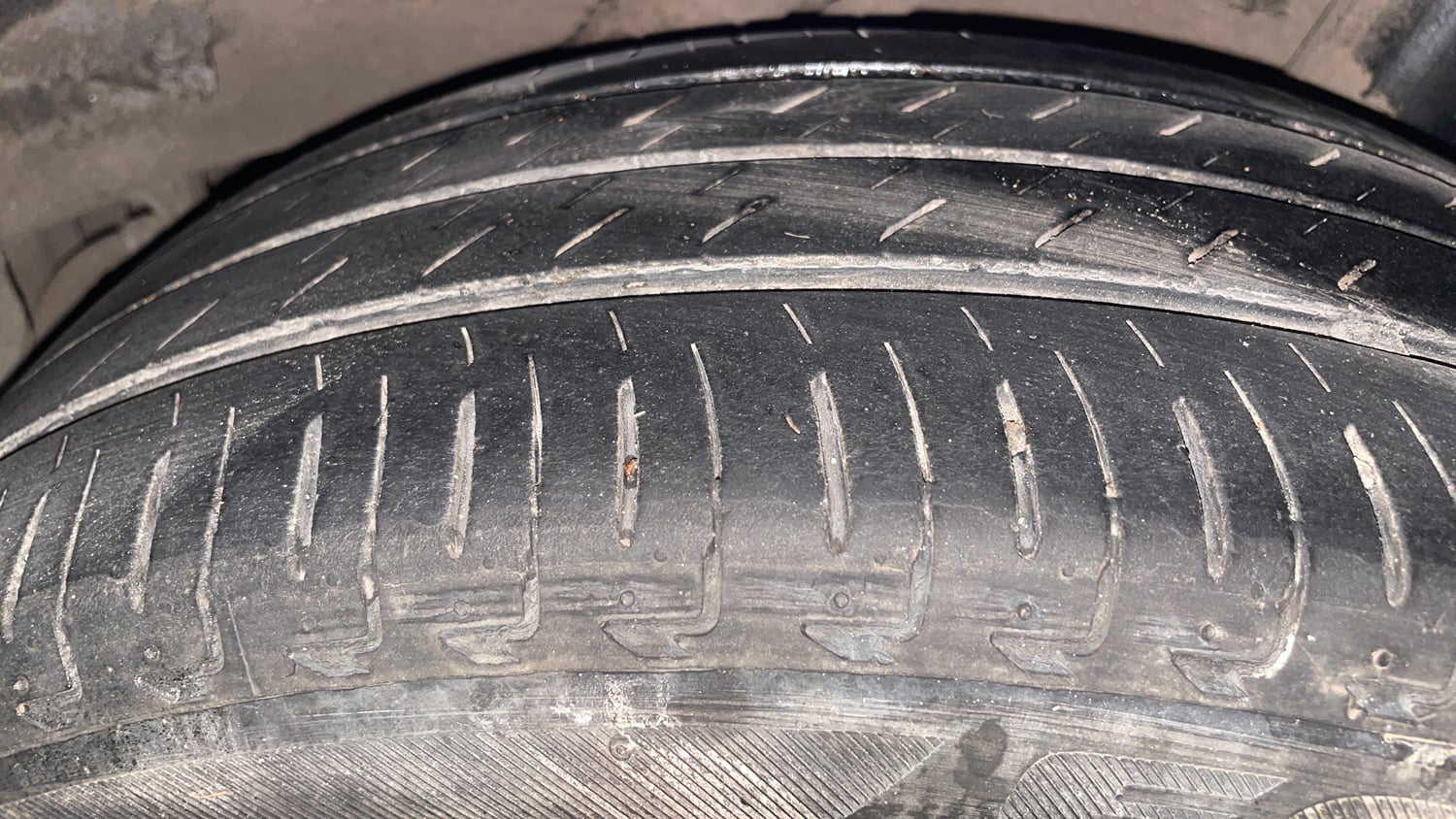 Used 2021 Honda City ZX CVT Petrol Petrol Automatic tyres LEFT REAR TYRE TREAD VIEW