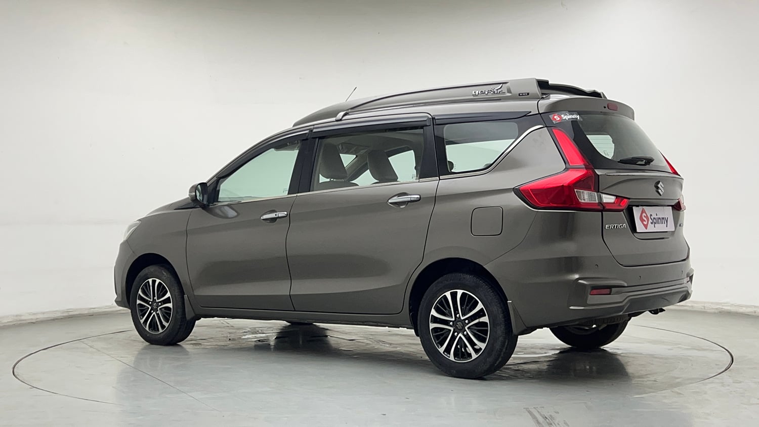 Used 2023 Maruti Suzuki Ertiga ZXi Plus Petrol Manual exterior LEFT REAR CORNER VIEW