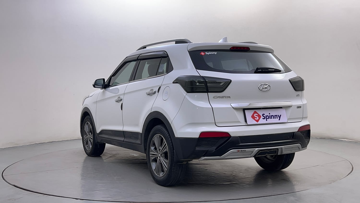 Used 2017 Hyundai Creta 1.6 SX Plus AT Petrol Petrol Automatic exterior LEFT REAR CORNER VIEW