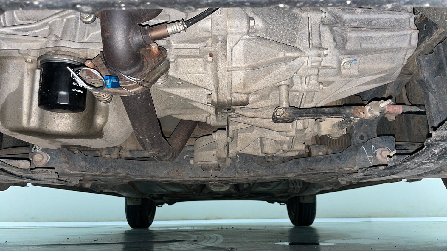 Used 2021 Maruti Suzuki Baleno Sigma Petrol Manual extra FRONT LEFT UNDERBODY VIEW
