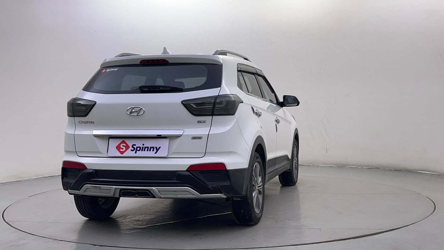 Used 2017 Hyundai Creta 1.6 SX Plus AT Petrol Petrol Automatic exterior RIGHT REAR CORNER VIEW