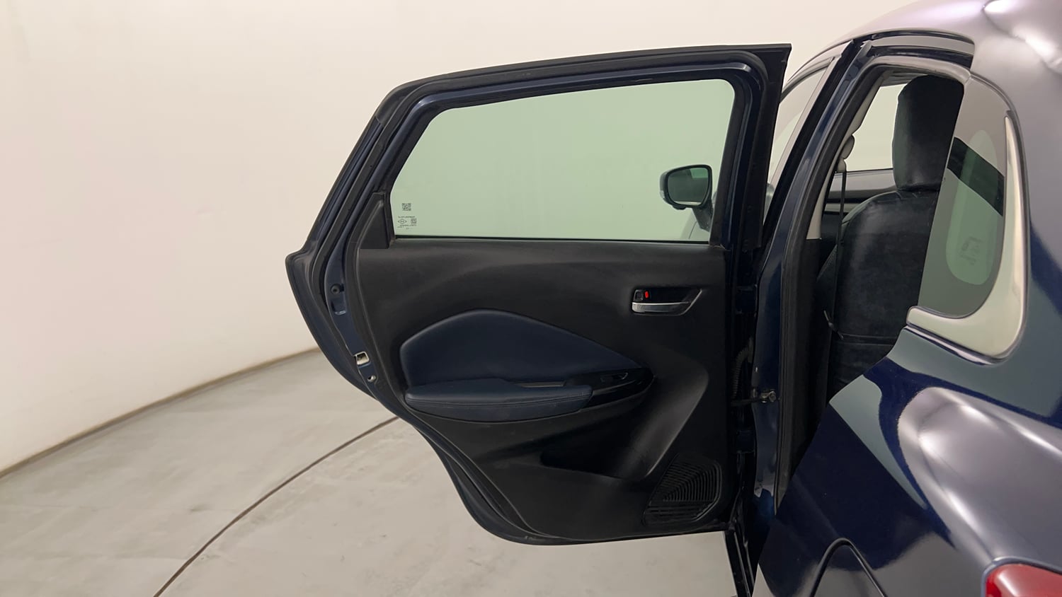 Used 2022 Maruti Suzuki Baleno Alpha MT Petrol Manual interior LEFT REAR DOOR OPEN VIEW