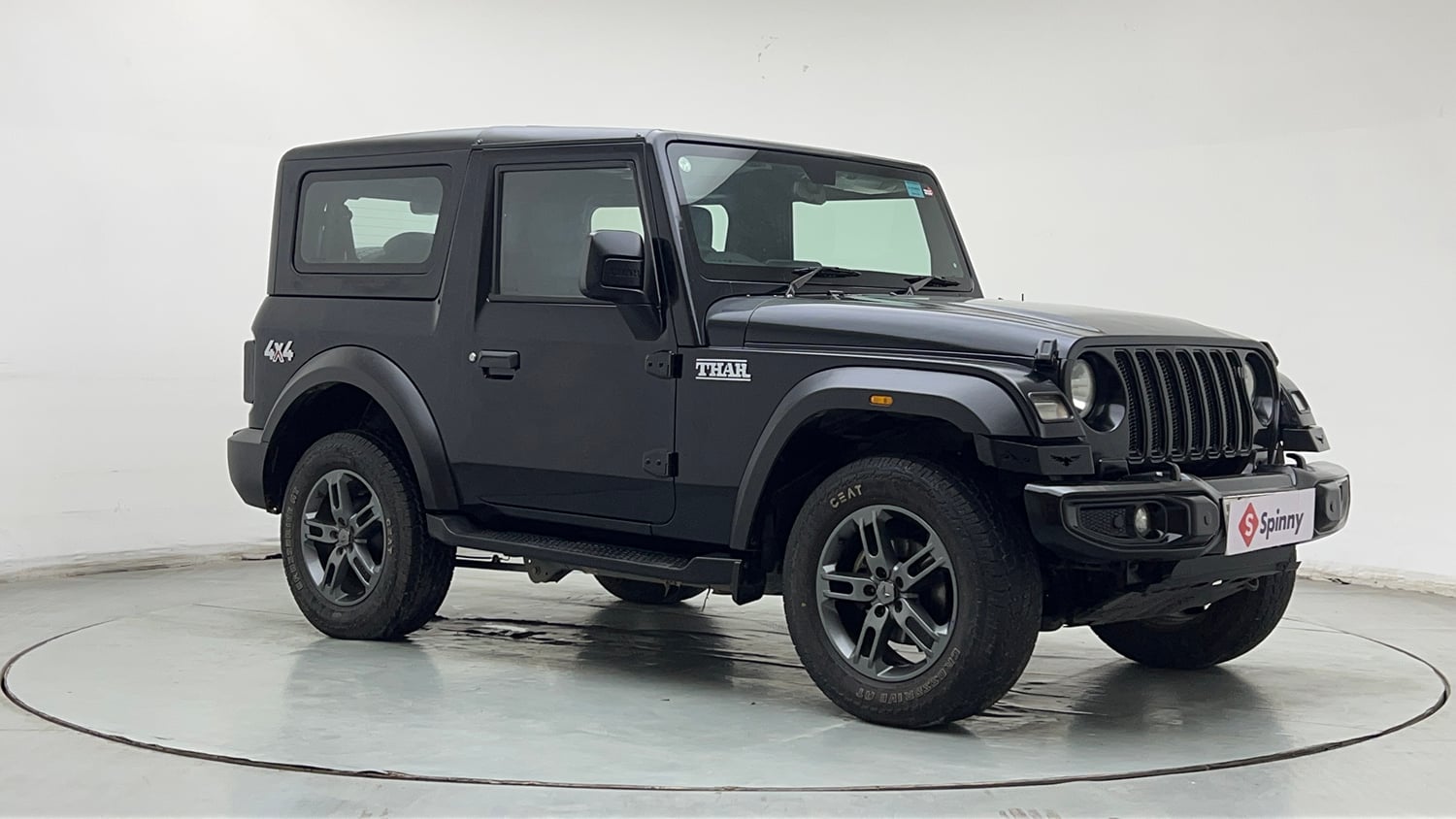 Used 2023 Mahindra Thar LX Hard Top Petrol MT 4WD Petrol Manual exterior RIGHT FRONT CORNER VIEW