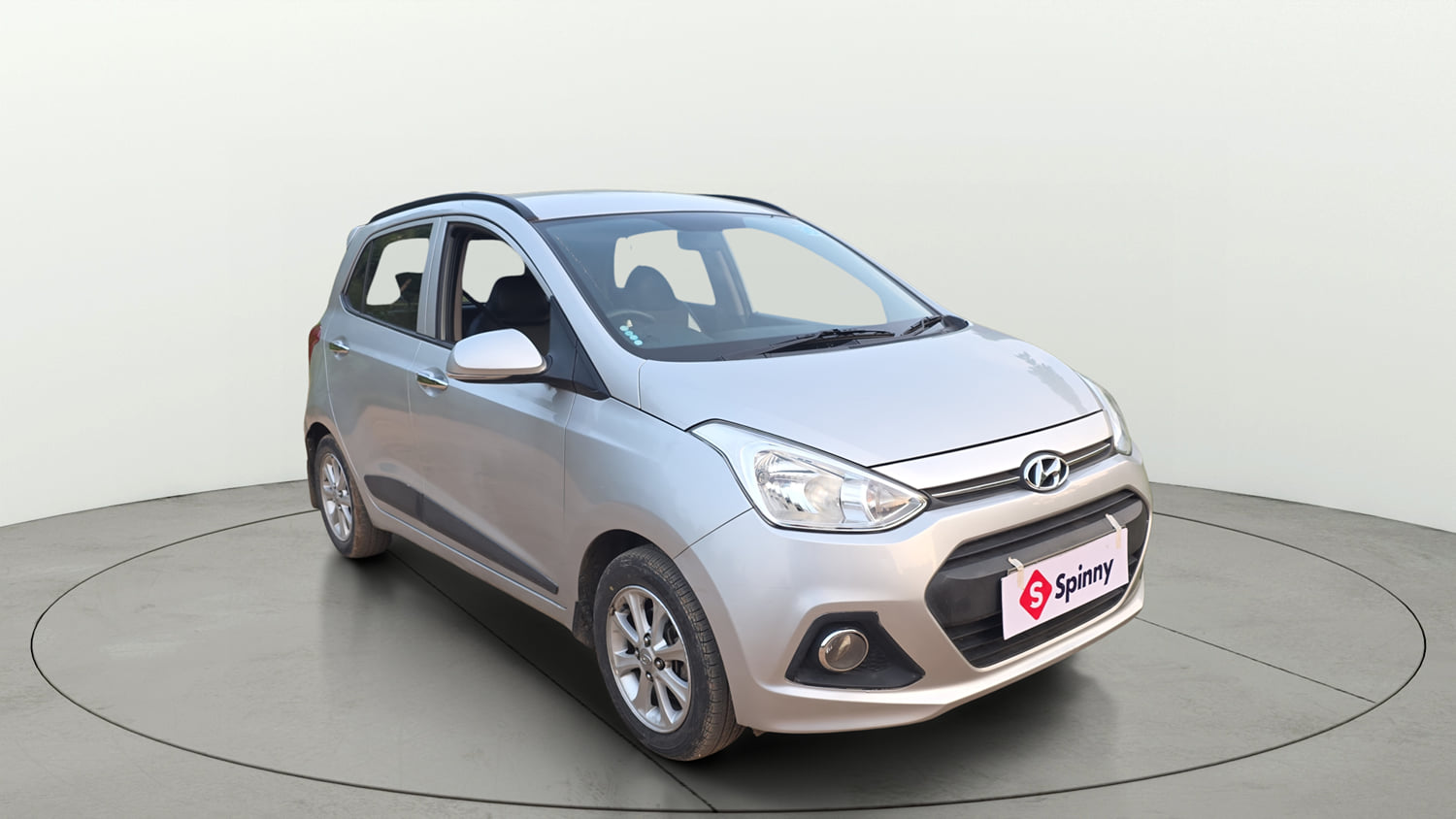 Used 2015 Hyundai Grand i10 Asta 1.2 Kappa VTVT Petrol Manual exterior RIGHT FRONT CORNER VIEW
