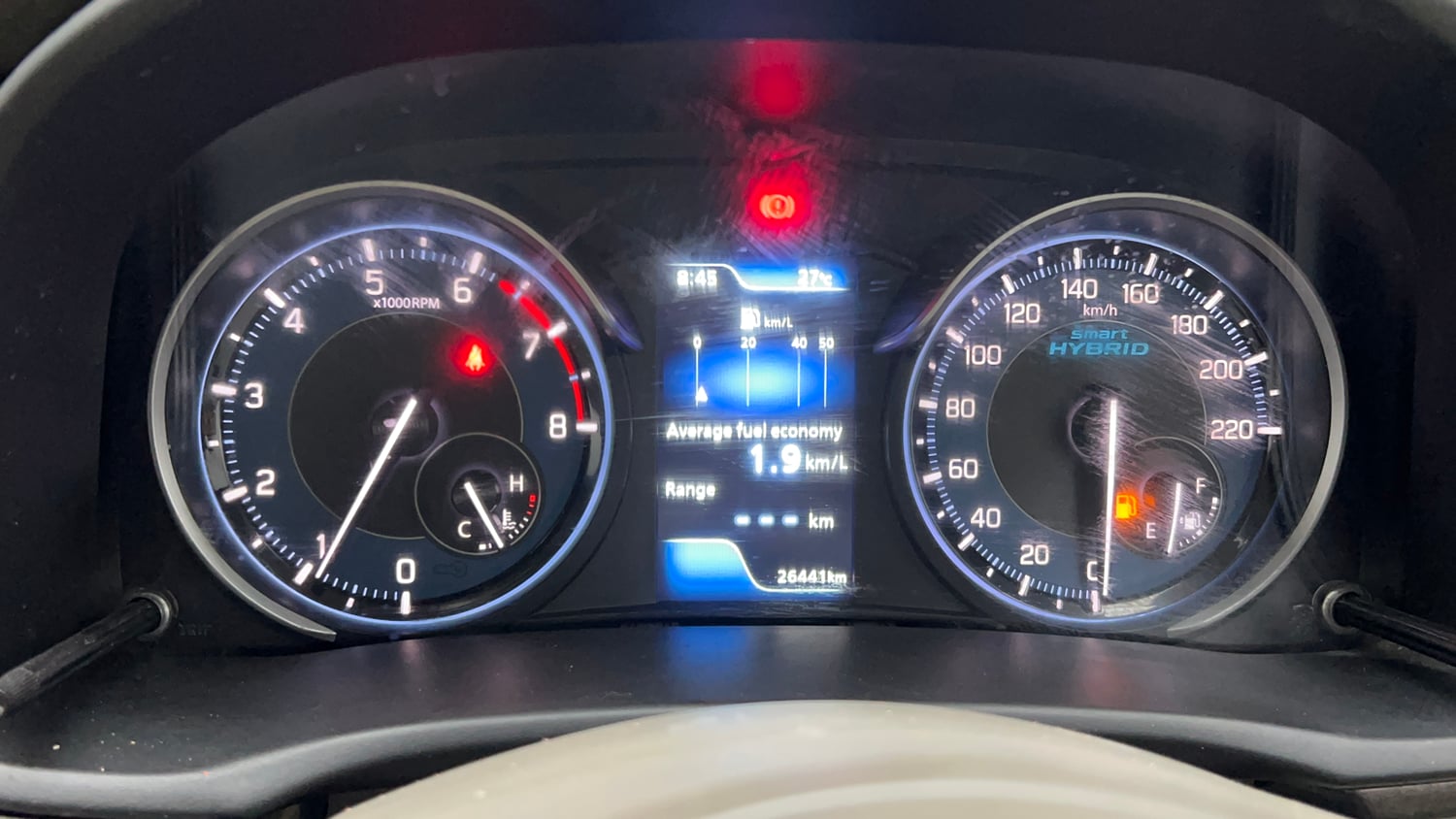 Used 2023 Maruti Suzuki Ertiga ZXi Plus Petrol Manual interior CLUSTERMETER VIEW
