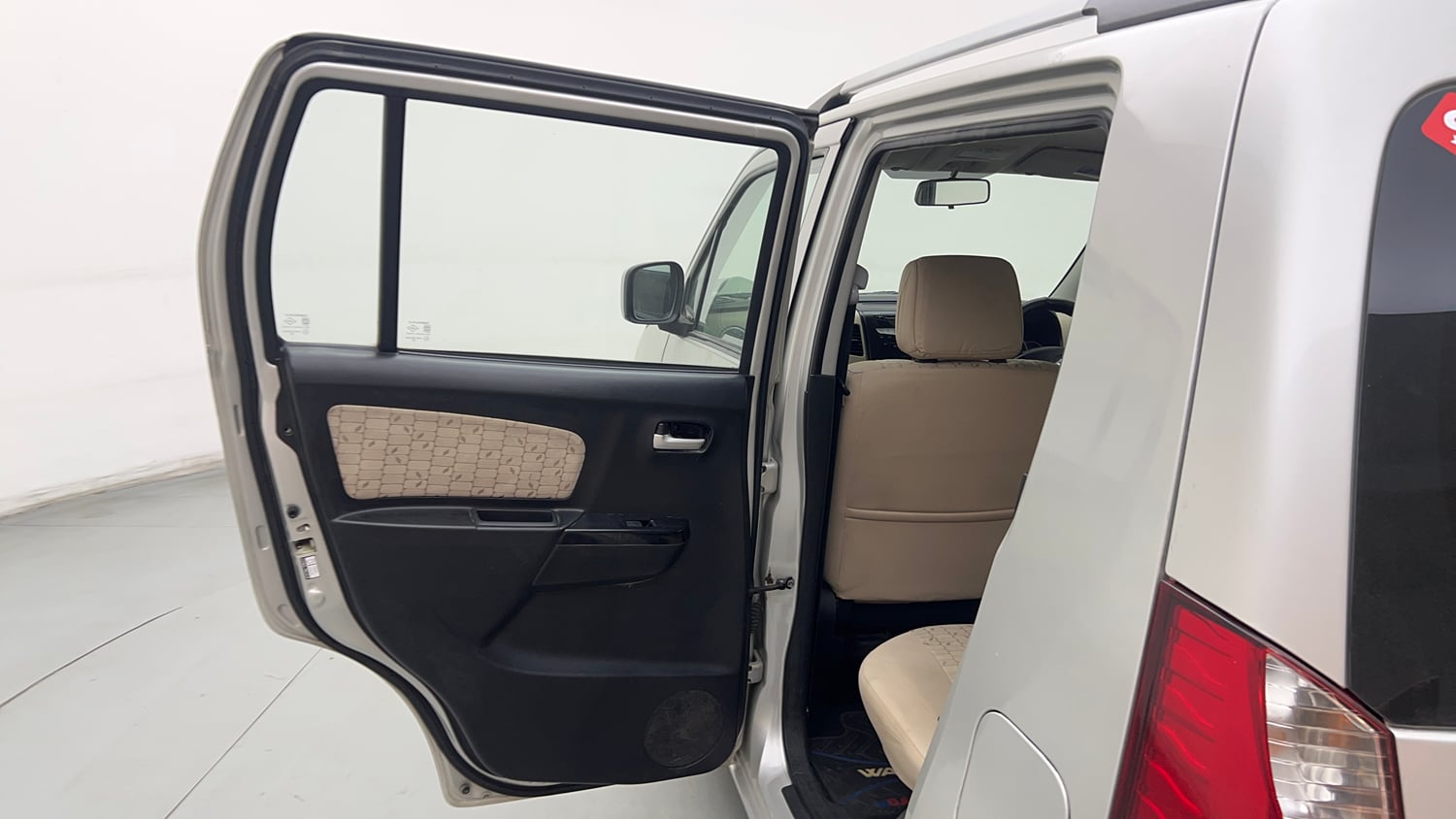 Used 2018 Maruti Suzuki Wagon R VXI Petrol Manual interior LEFT REAR DOOR OPEN VIEW