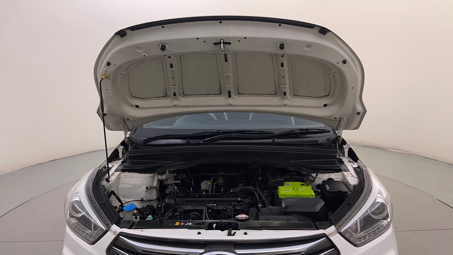 Used 2017 Hyundai Creta 1.6 SX Plus AT Petrol Petrol Automatic engine ENGINE & BONNET OPEN FRONT VIEW