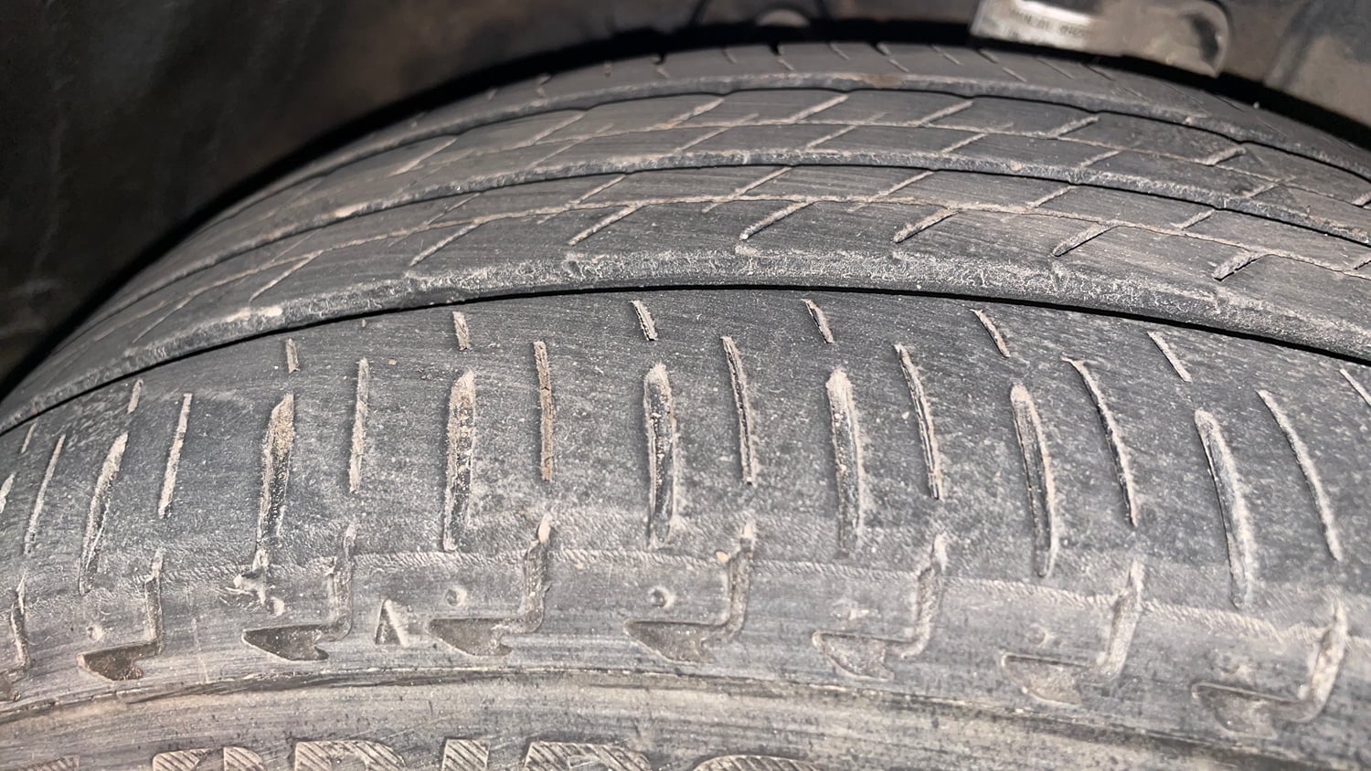 Used 2022 Honda City ZX CVT Petrol Petrol Automatic tyres RIGHT FRONT TYRE TREAD VIEW