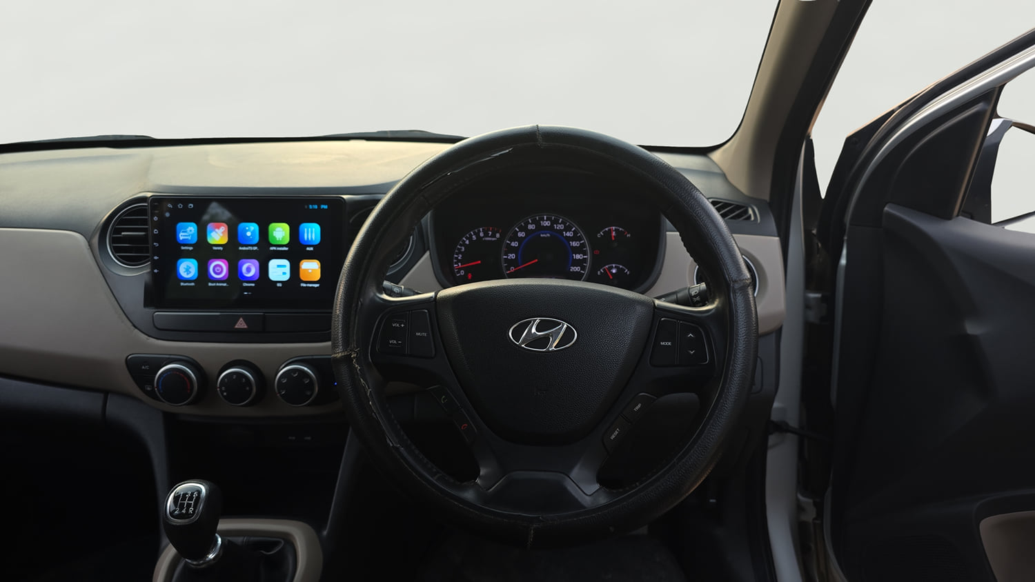 Used 2015 Hyundai Grand i10 Asta 1.2 Kappa VTVT Petrol Manual interior STEERING VIEW