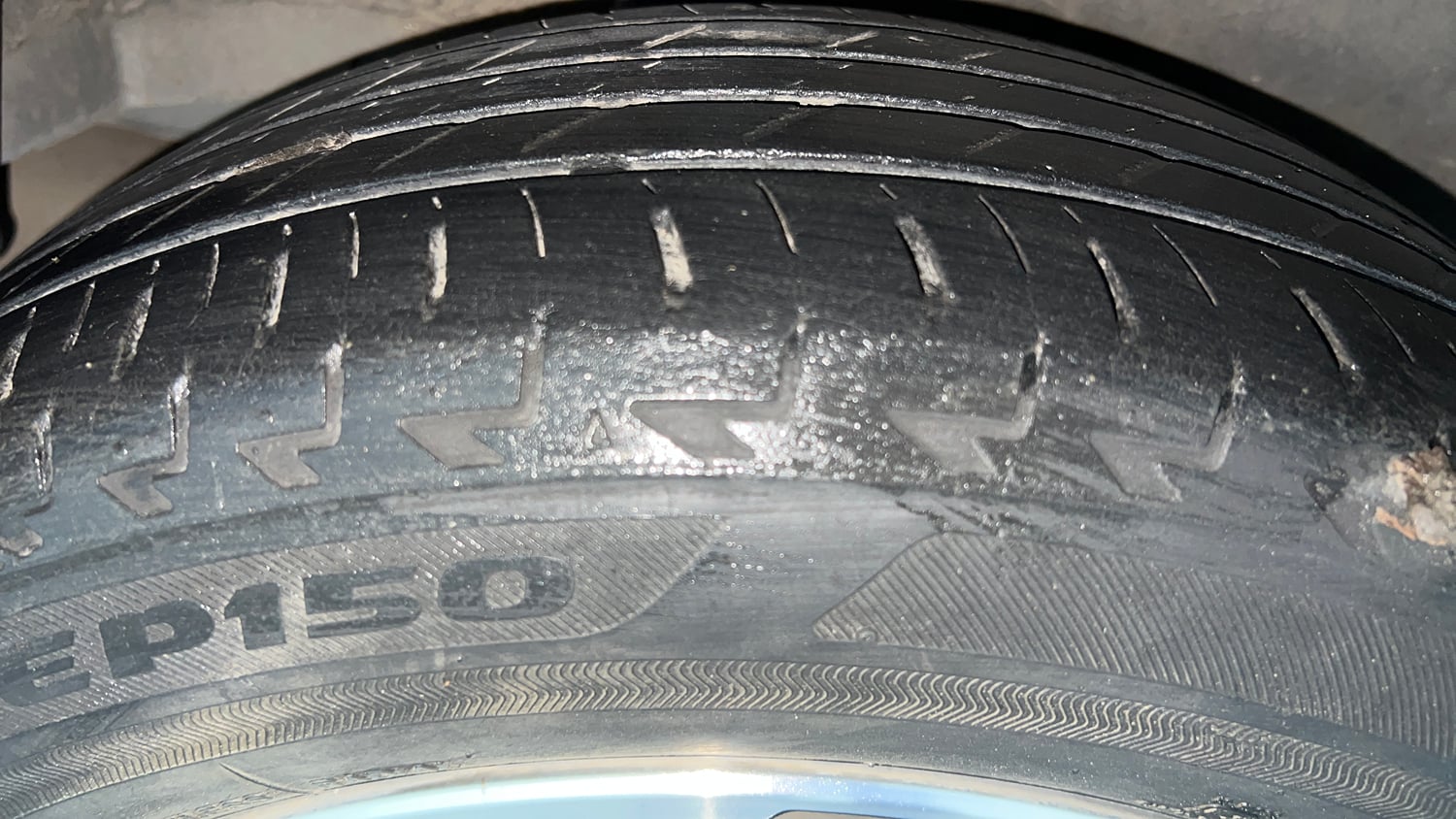 Used 2018 Honda WR-V S MT Petrol Petrol Manual tyres RIGHT REAR TYRE TREAD VIEW