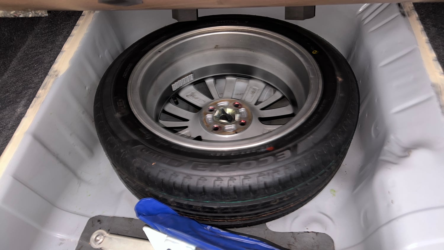 Used 2022 Honda City ZX CVT Petrol Petrol Automatic tyres SPARE TYRE VIEW