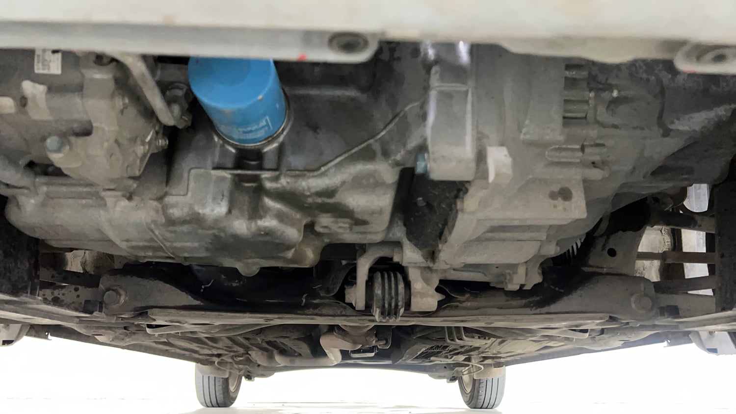 Used 2019 Honda Amaze 1.2 VX MT Petrol Petrol Manual extra FRONT LEFT UNDERBODY VIEW