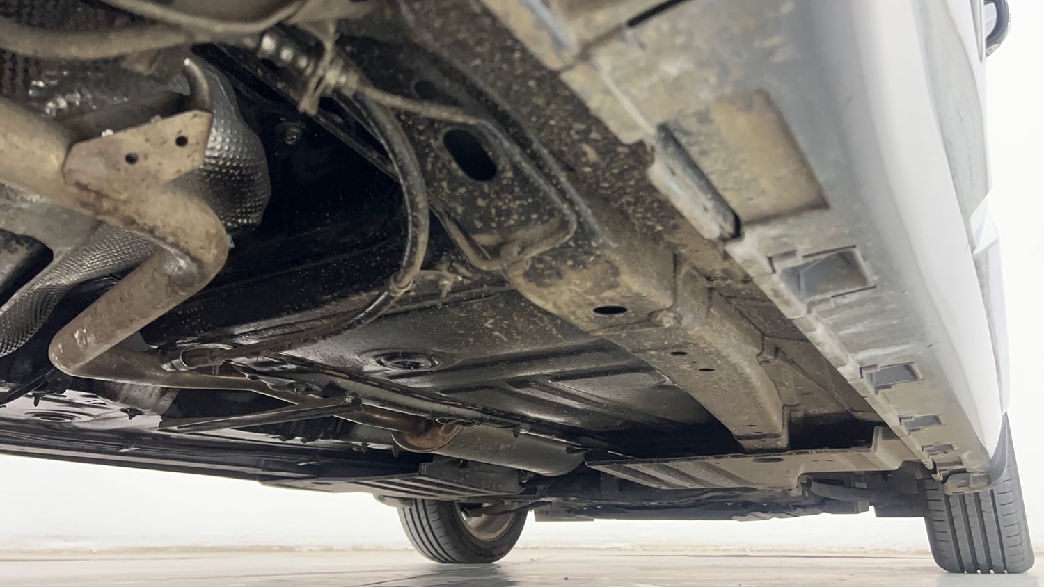 Used 2025 Maruti Suzuki Baleno Alpha AGS Petrol Automatic extra REAR RIGHT UNDERBODY VIEW