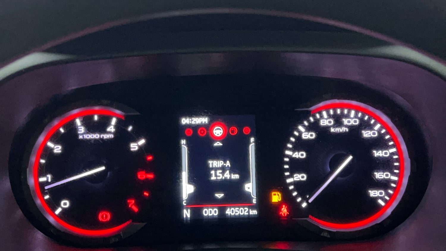 Used 2023 Mahindra Thar LX Hard Top Petrol MT 4WD Petrol Manual interior CLUSTERMETER VIEW