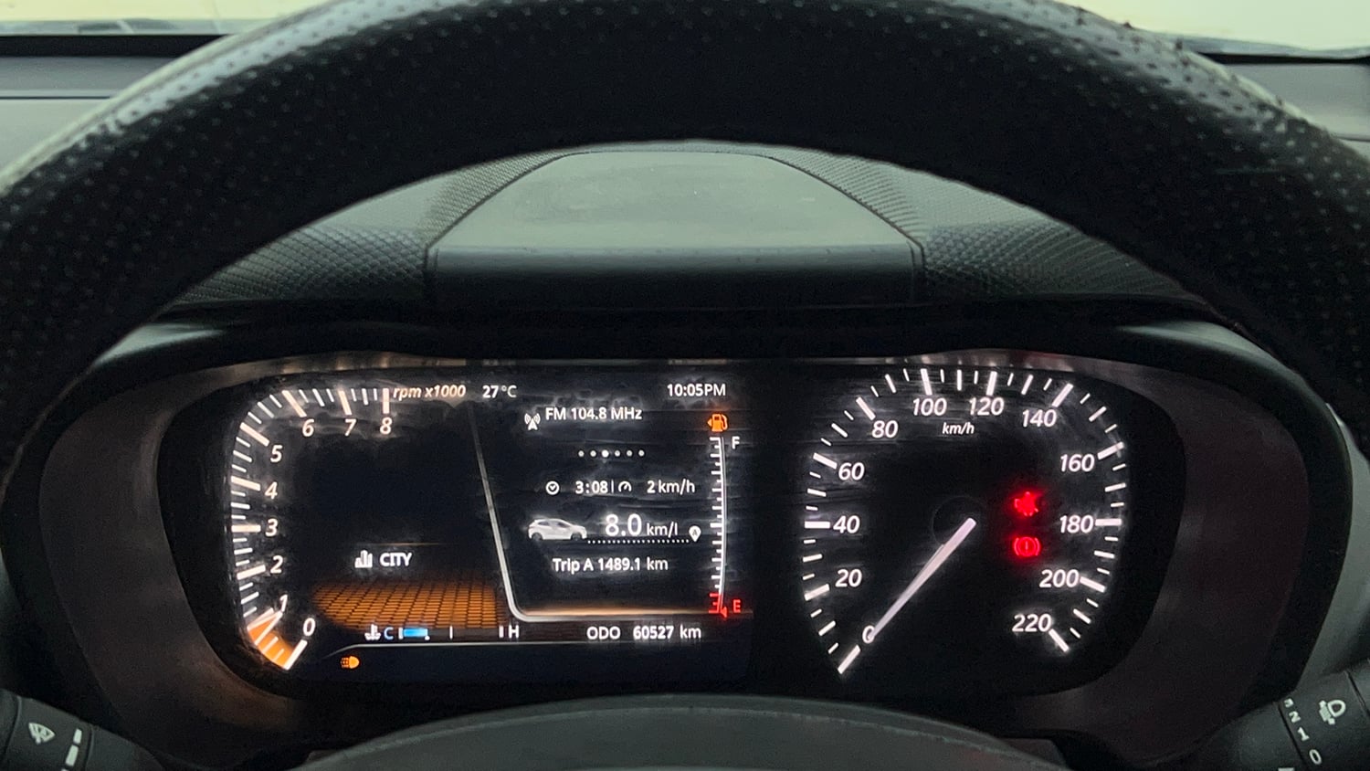 Used 2021 Tata Altroz XZ Petrol Petrol Manual interior CLUSTERMETER VIEW