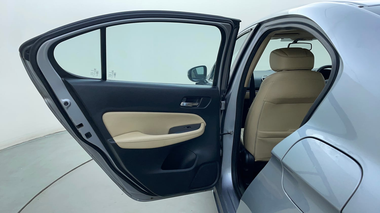 Used 2021 Honda City ZX CVT Petrol Petrol Automatic interior LEFT REAR DOOR OPEN VIEW