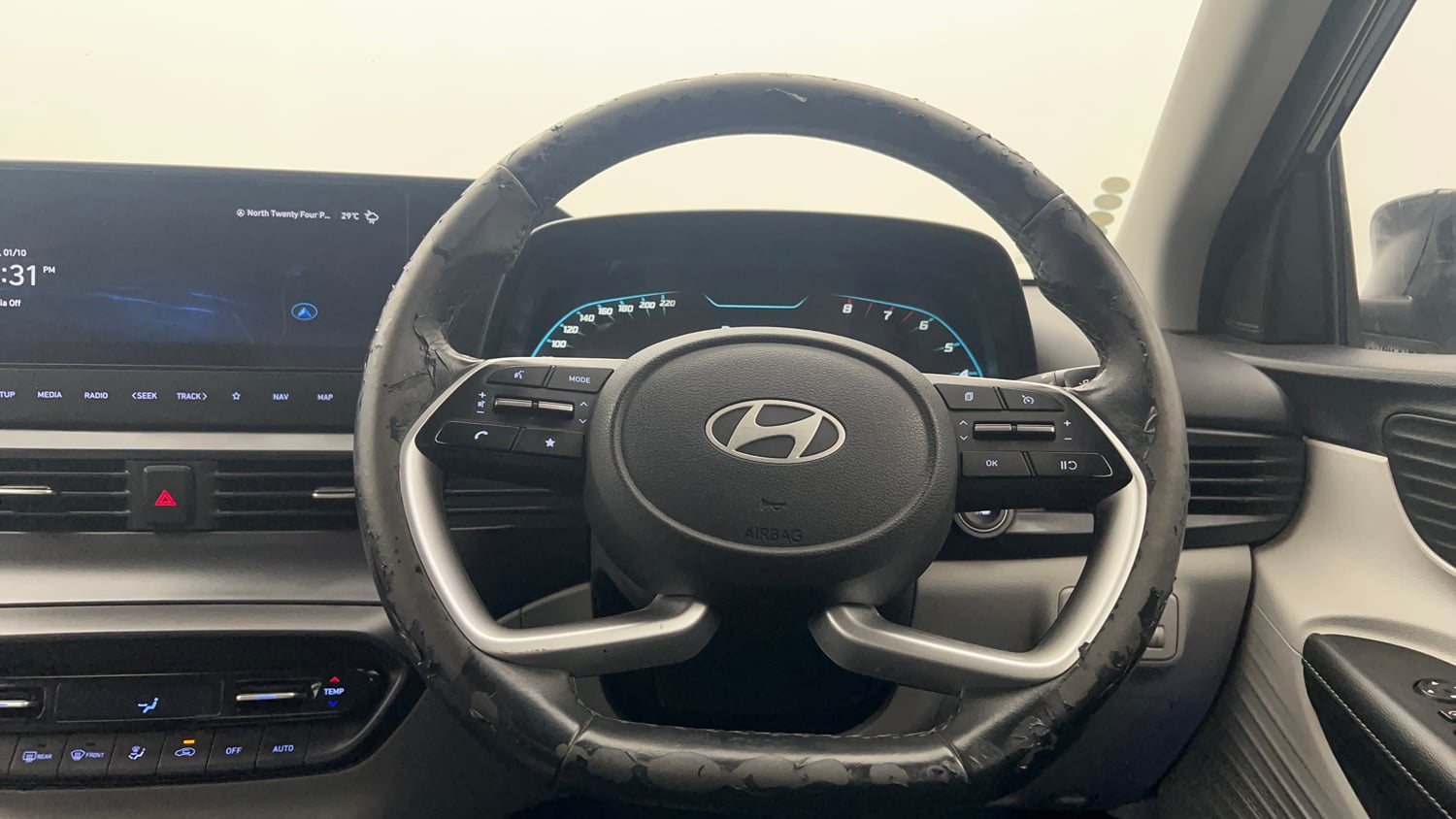 Used 2024 Hyundai New i20 Asta (O) 1.2 IVT Petrol Automatic interior STEERING VIEW