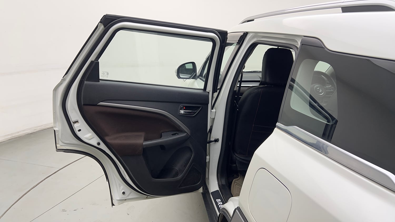 Used 2022 Maruti Suzuki Brezza ZXi Petrol Manual interior LEFT REAR DOOR OPEN VIEW