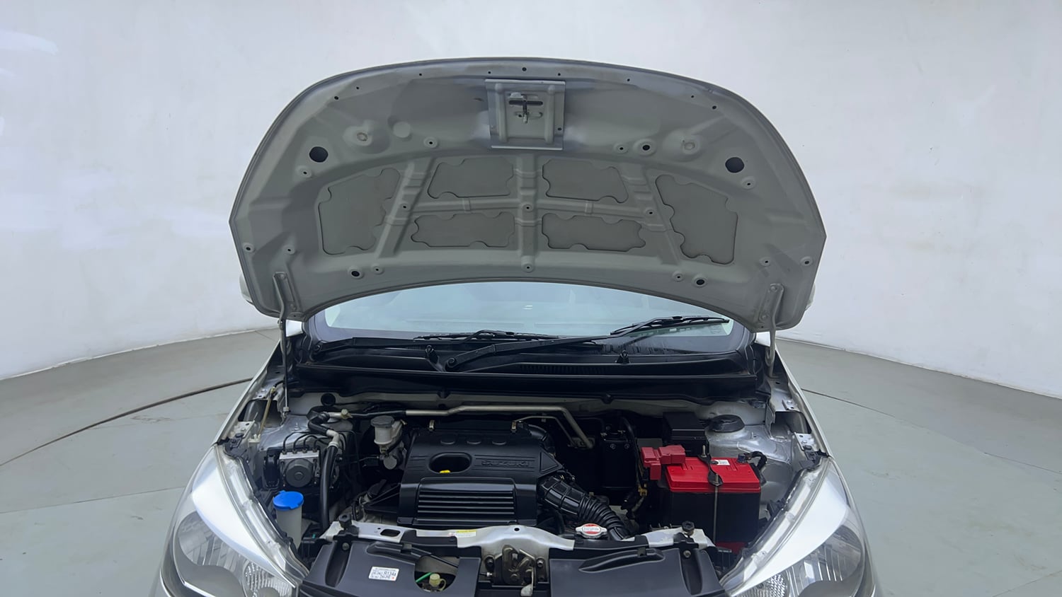 Used 2017 Maruti Suzuki Celerio ZXI (O) AMT Petrol Automatic engine ENGINE & BONNET OPEN FRONT VIEW