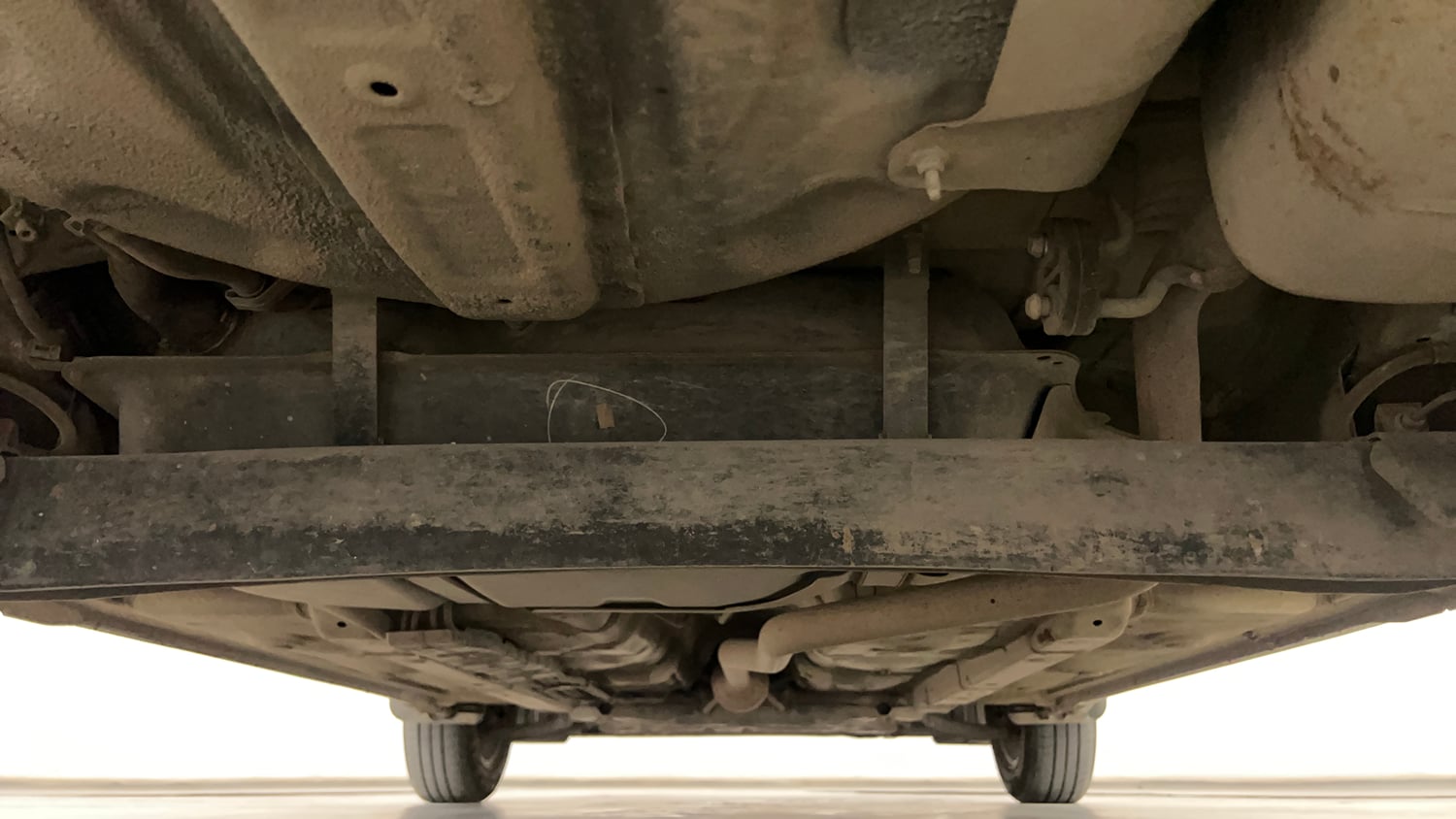 Used 2021 Hyundai Grand i10 Nios Sportz 1.2 Kappa VTVT CNG Cng Manual extra REAR UNDERBODY VIEW (TAKEN FROM REAR)