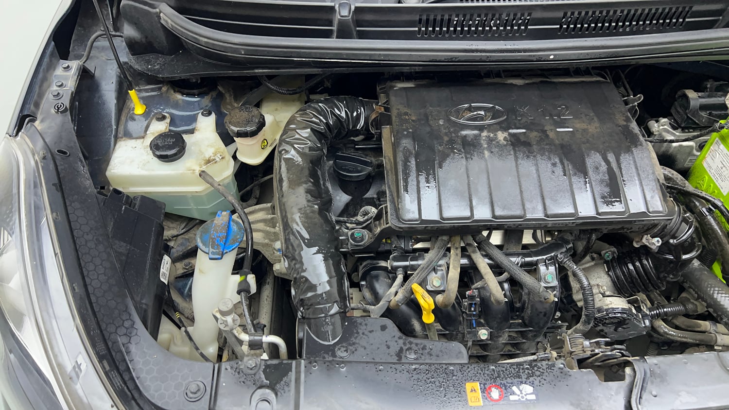 Used 2021 Hyundai Grand i10 Nios Magna 1.2 Kappa VTVT CNG Cng Manual engine ENGINE RIGHT SIDE VIEW