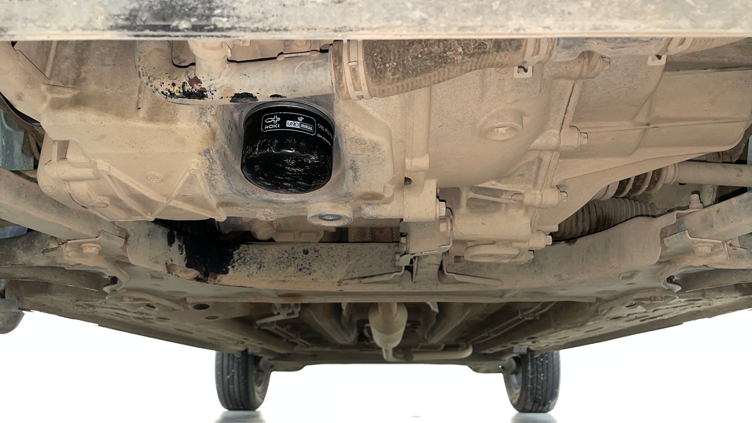 Used 2022 Nissan Magnite XV Executive Petrol Manual extra FRONT LEFT UNDERBODY VIEW