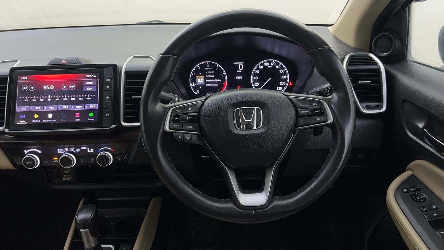 Used 2022 Honda City ZX CVT Petrol Petrol Automatic interior STEERING VIEW