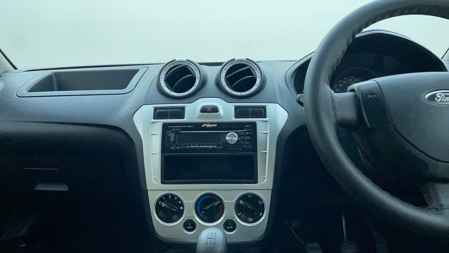 Used 2012 Ford Figo Duratorq Diesel EXI 1.4 Diesel Manual interior MUSIC SYSTEM & AC CONTROL VIEW