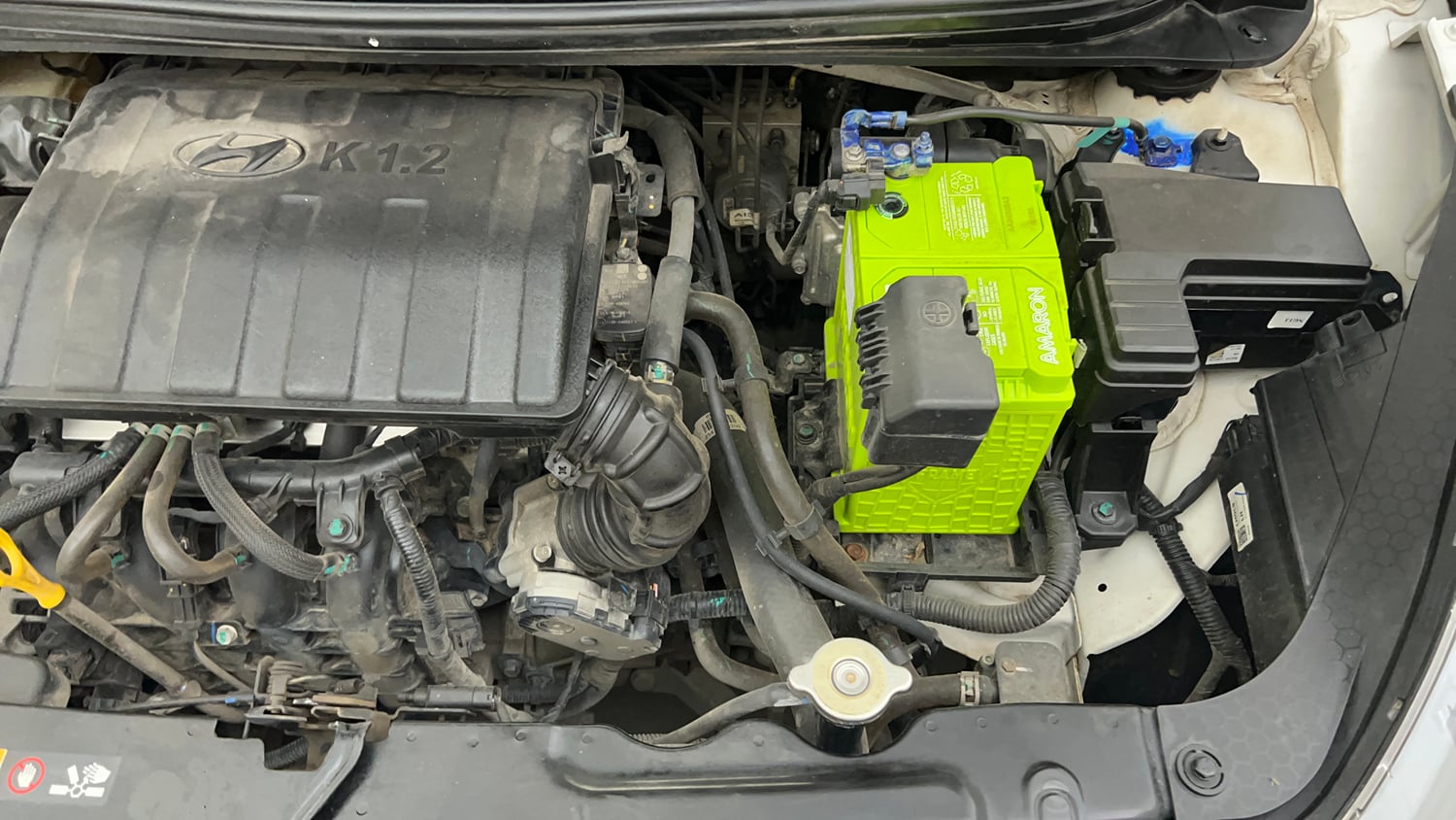 Used 2023 Hyundai Grand i10 Nios Sportz 1.2 Kappa VTVT CNG Cng Manual engine ENGINE LEFT SIDE VIEW