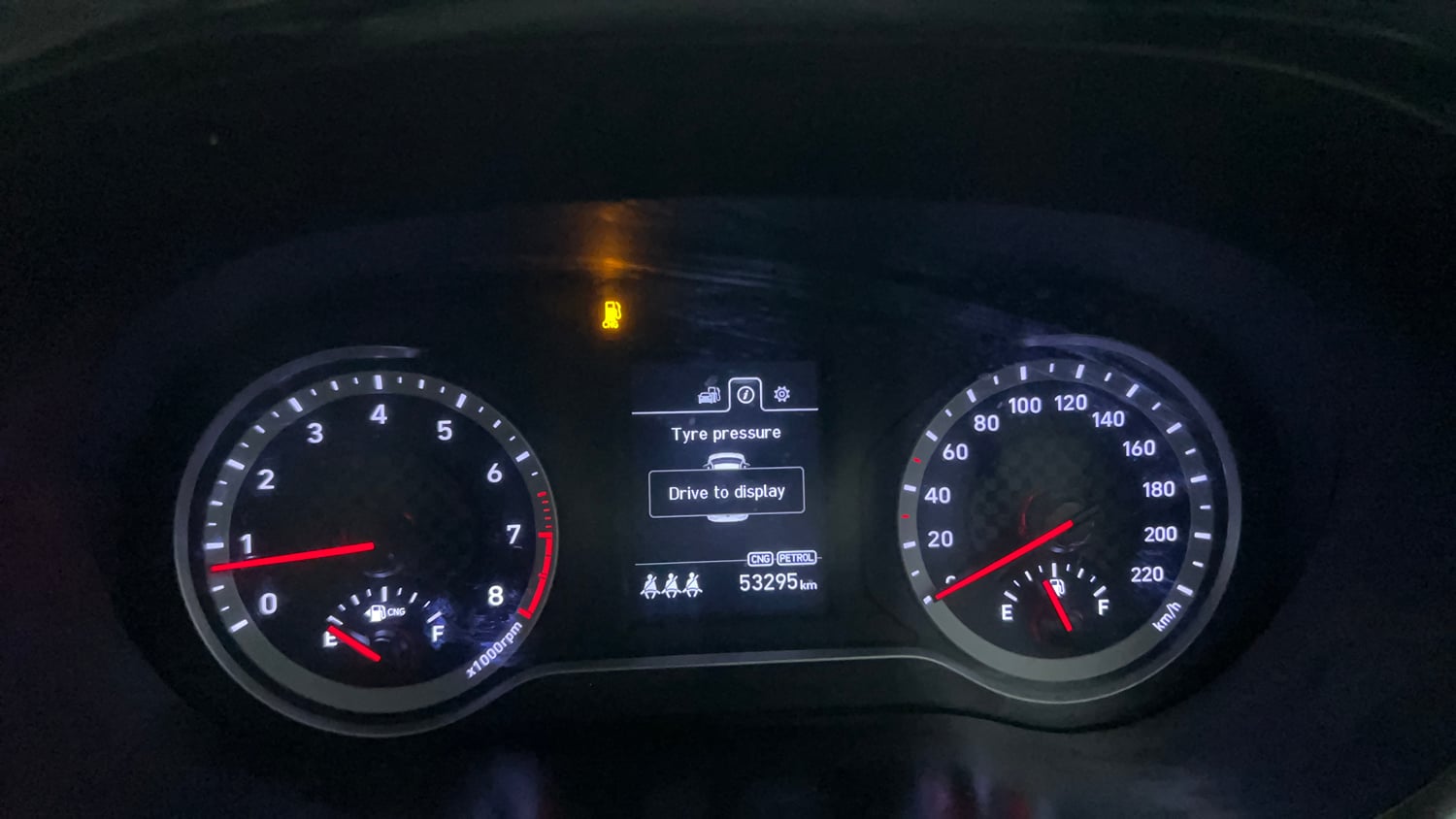 Used 2023 Hyundai Grand i10 Nios Sportz 1.2 Kappa VTVT CNG Cng Manual interior CLUSTERMETER VIEW