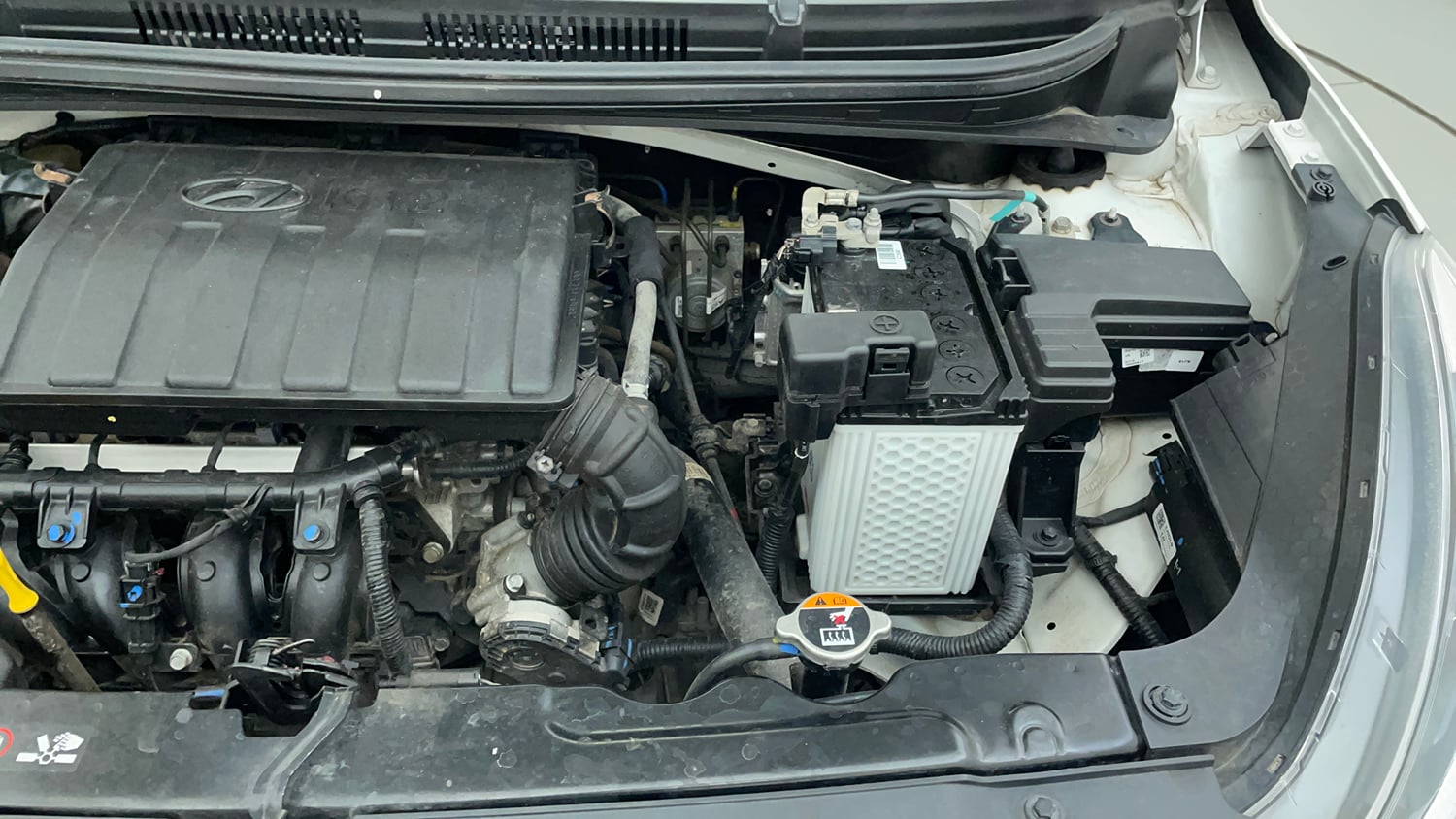 Used 2024 Hyundai Grand i10 Nios Sportz 1.2 Kappa VTVT Petrol Manual engine ENGINE LEFT SIDE VIEW
