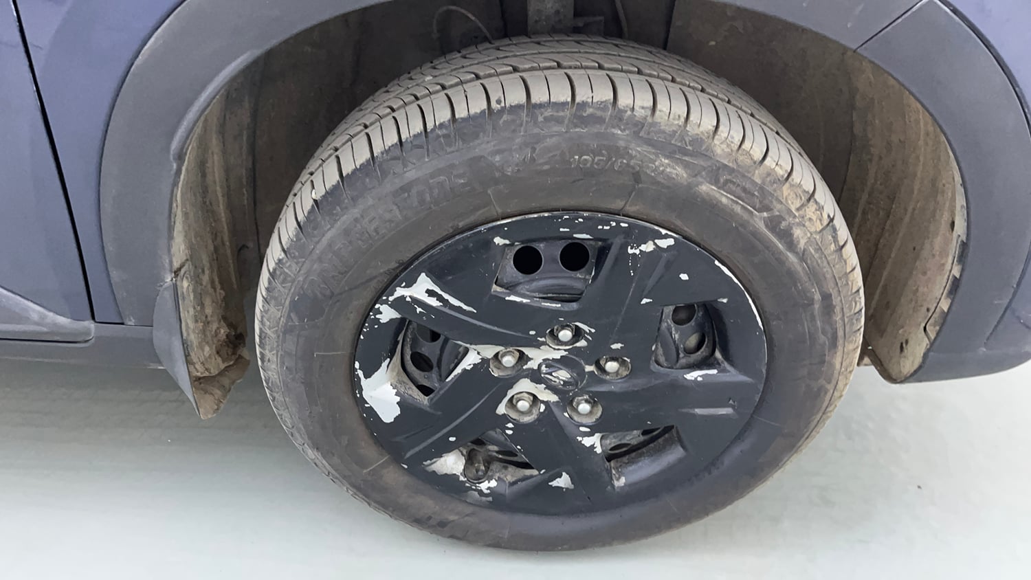 Used 2021 Hyundai Venue S Plus 1.2 Petrol Petrol Manual tyres RIGHT FRONT TYRE RIM VIEW