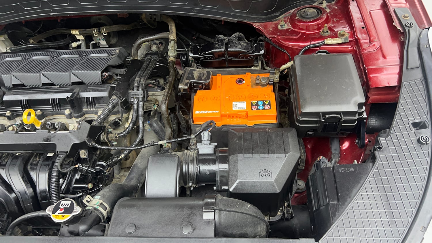 Used 2020 Kia Seltos HTK Plus 1.5 Petrol Manual engine ENGINE LEFT SIDE VIEW