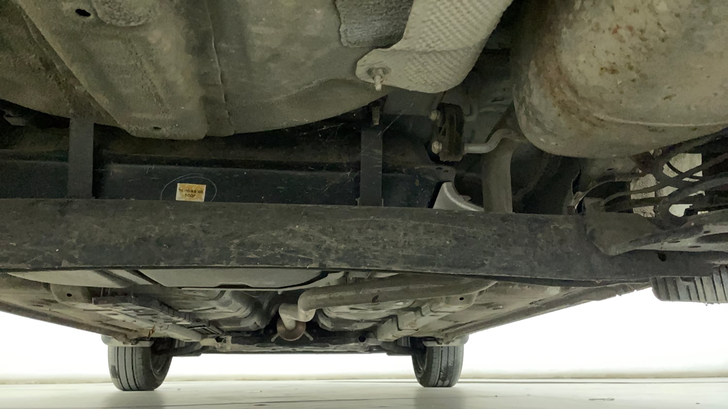 Used 2024 Hyundai Grand i10 Nios Sportz 1.2 Kappa VTVT Petrol Manual extra REAR UNDERBODY VIEW (TAKEN FROM REAR)