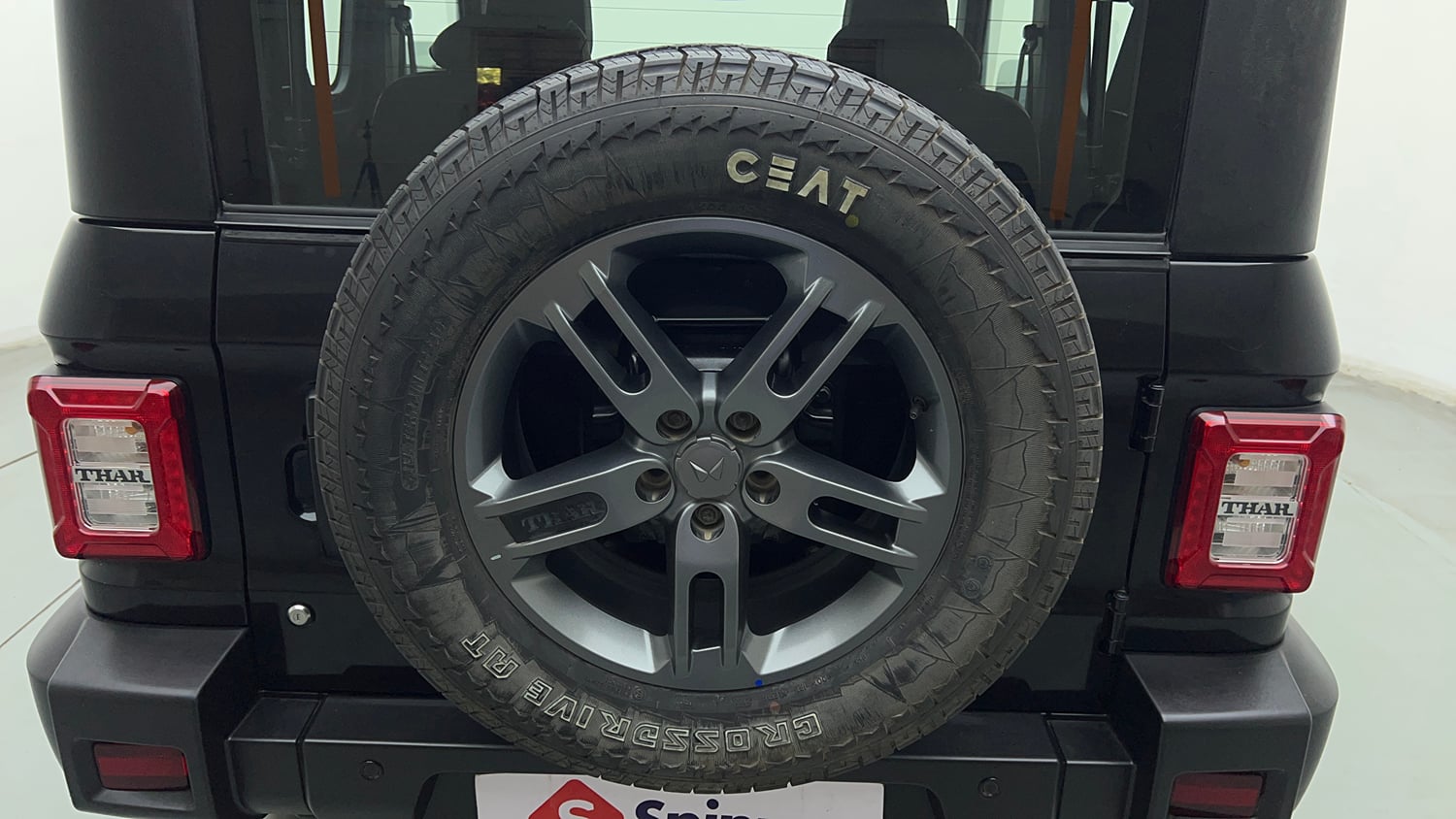 Used 2023 Mahindra Thar LX Hard Top Petrol MT 4WD Petrol Manual tyres SPARE TYRE VIEW