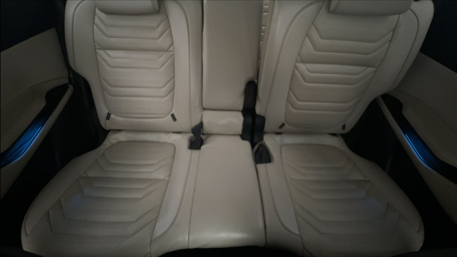 Used 2022 Kia Carens Luxury 1.4 Petrol 7 STR Petrol Manual interior REAR SEAT CONDITION VIEW