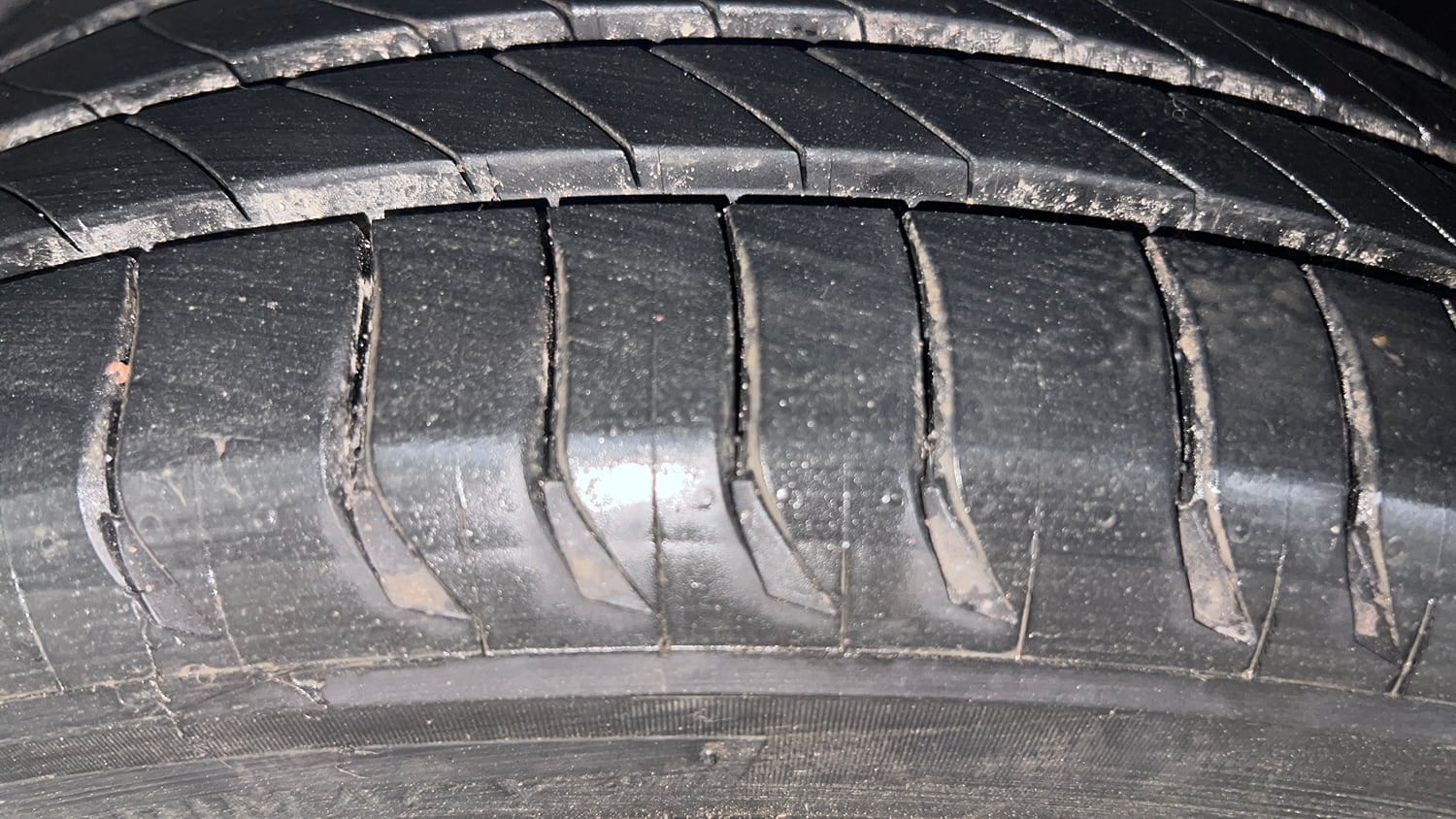 Used 2022 Honda City ZX CVT Petrol Petrol Automatic tyres LEFT FRONT TYRE TREAD VIEW
