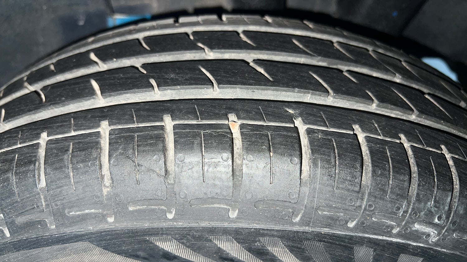 Used 2021 Hyundai Grand i10 Nios Magna 1.2 Kappa VTVT CNG Cng Manual tyres LEFT REAR TYRE TREAD VIEW