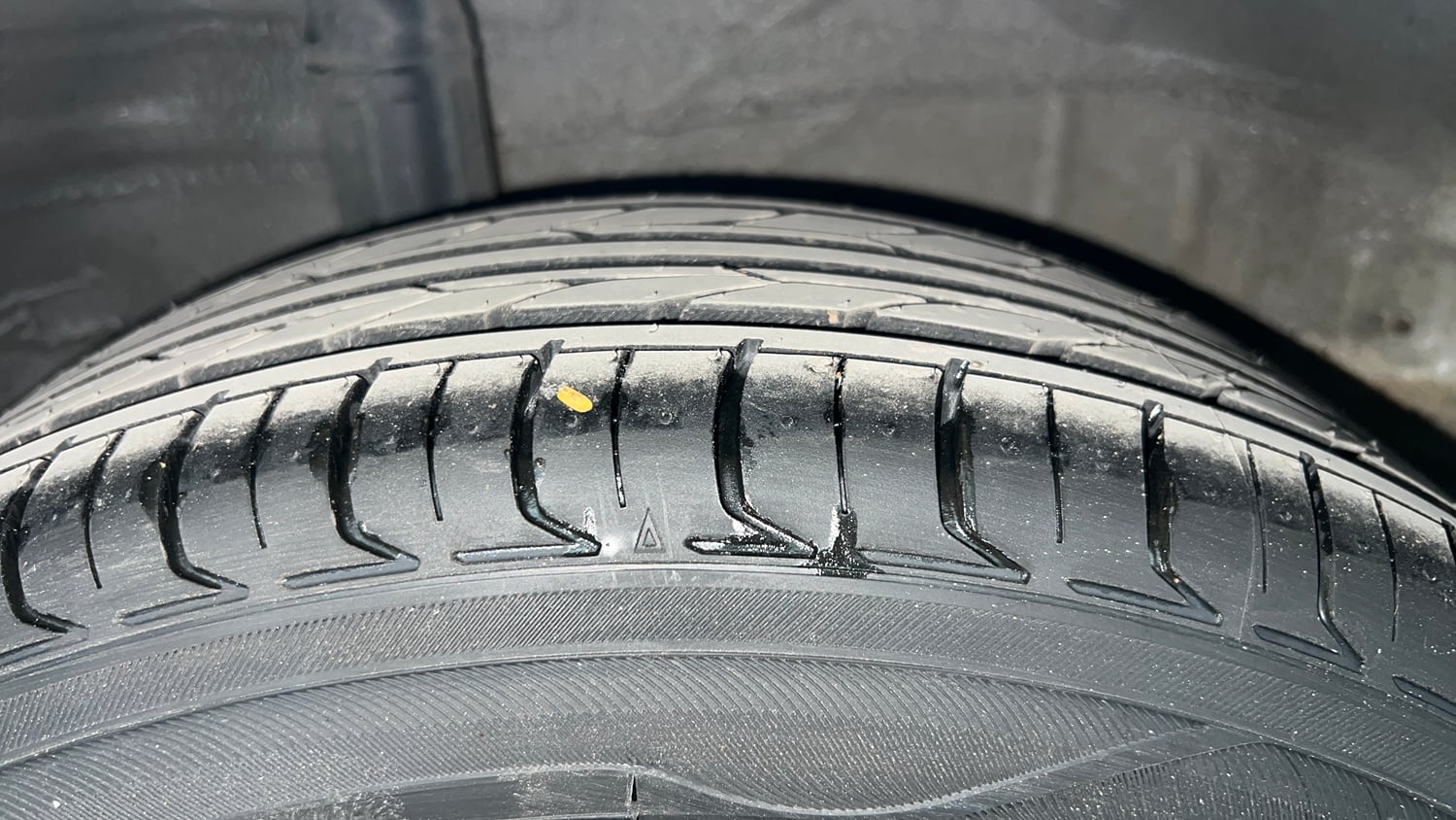 Used 2023 Honda Amaze VX 1.2 Petrol MT Petrol Manual tyres RIGHT REAR TYRE TREAD VIEW