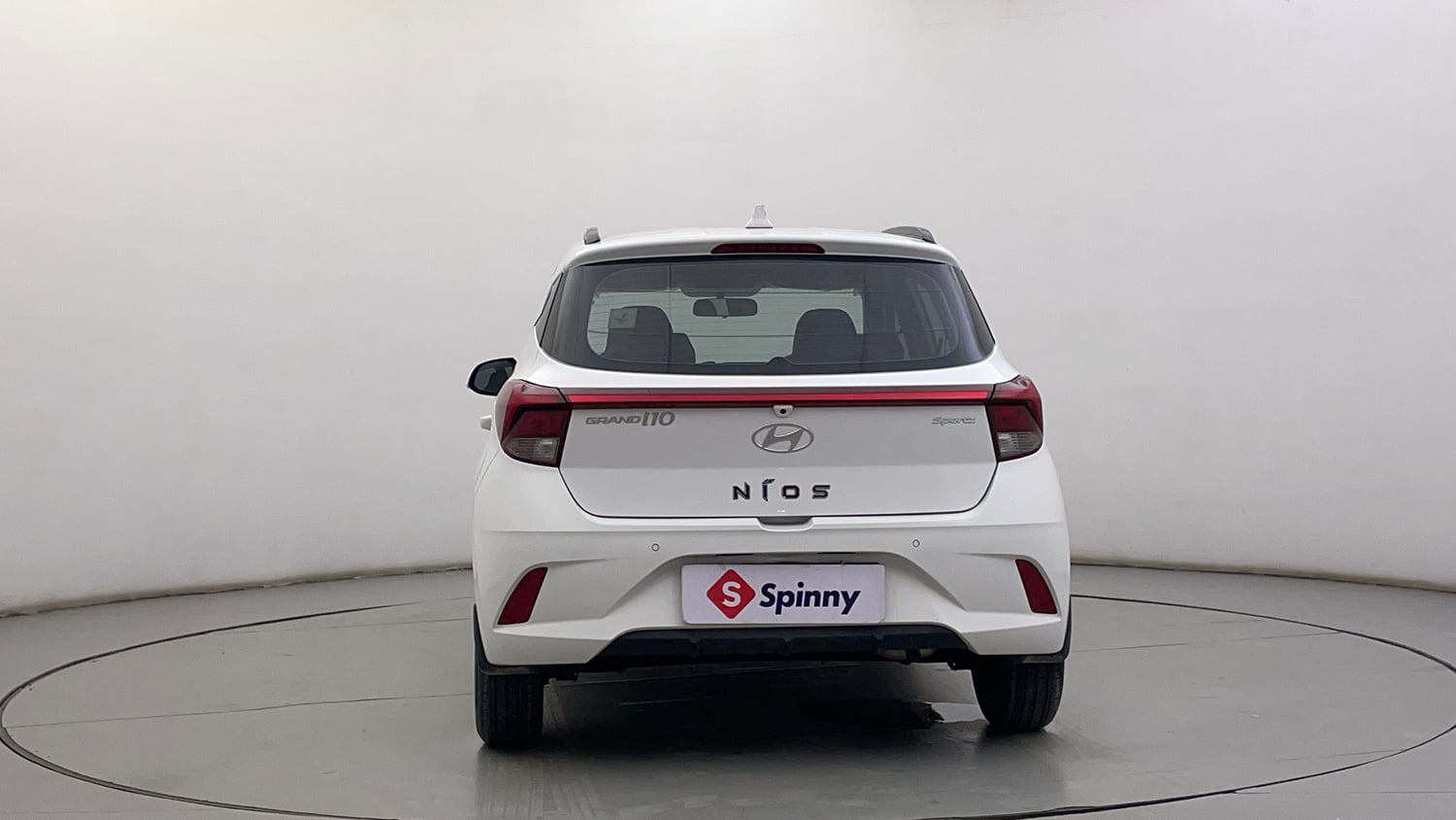 Used 2024 Hyundai Grand i10 Nios Sportz 1.2 Kappa VTVT Petrol Manual exterior BACK VIEW