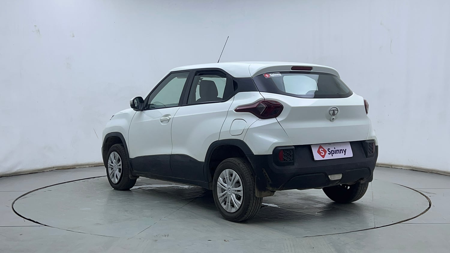 Used 2023 Tata Punch Adventure Rhythm Pack AMT Petrol Automatic exterior LEFT REAR CORNER VIEW