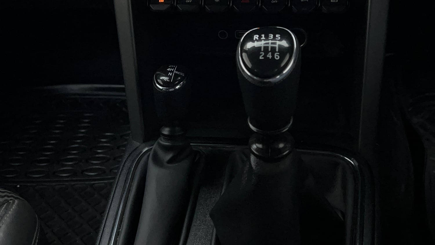 Used 2023 Mahindra Thar LX Hard Top Petrol MT 4WD Petrol Manual interior GEAR  KNOB VIEW