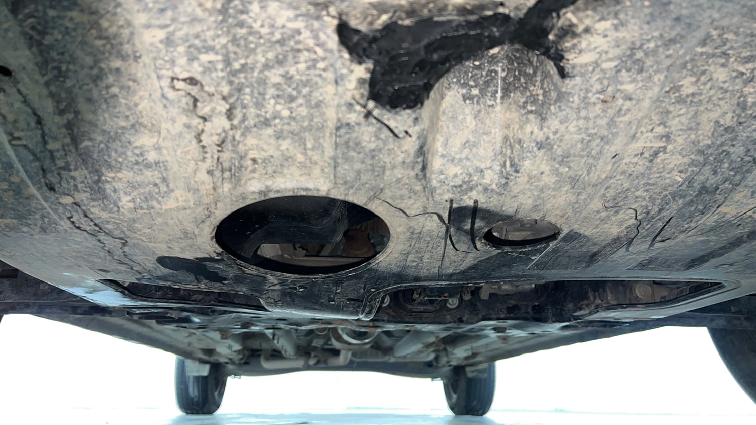 Used 2024 Hyundai Creta EX 1.5 Petrol Petrol Manual extra FRONT LEFT UNDERBODY VIEW