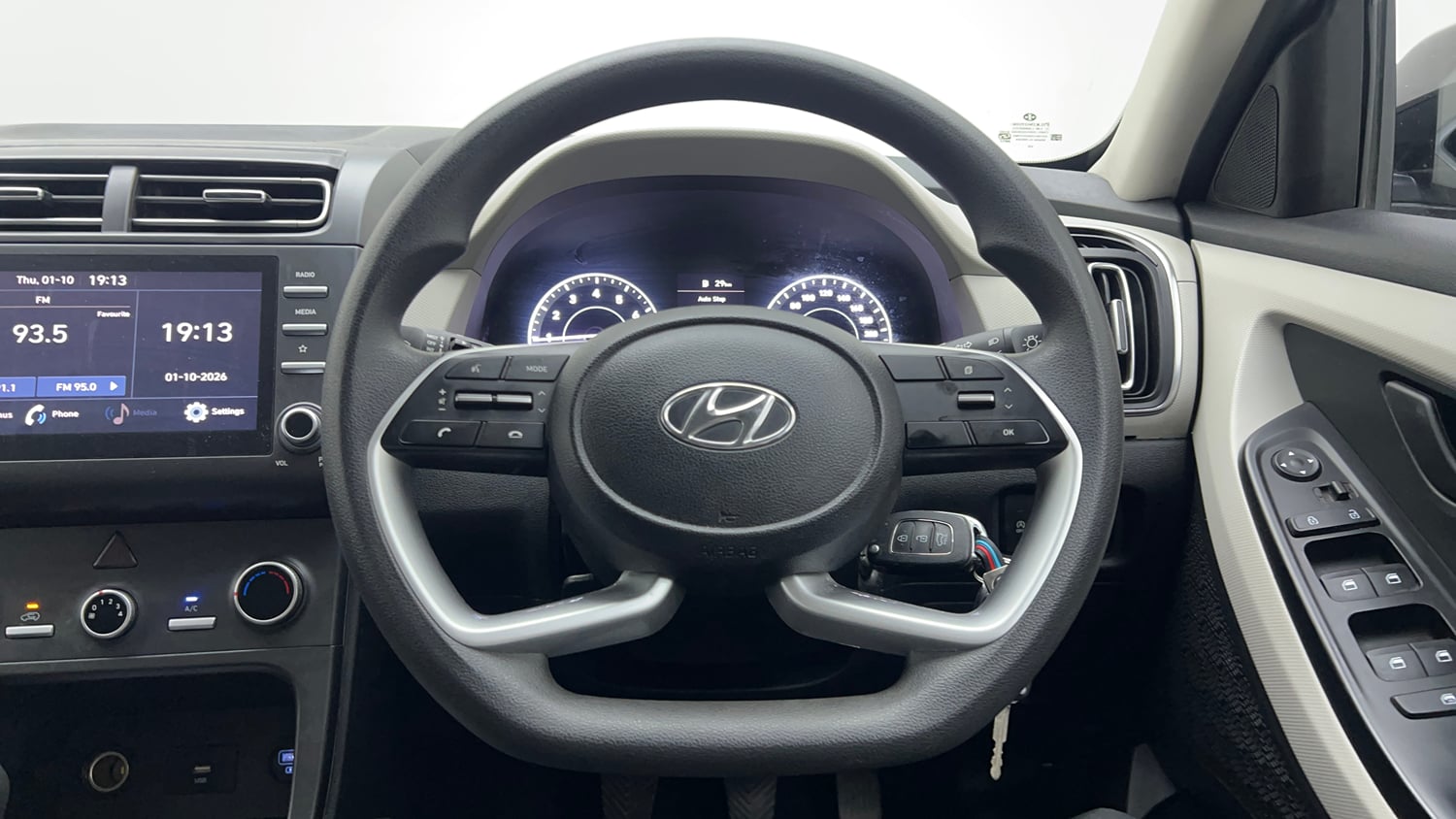 Used 2024 Hyundai Creta EX 1.5 Petrol Petrol Manual interior STEERING VIEW